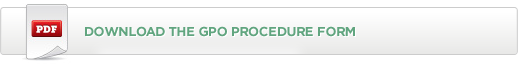 GPO Procedure GPO Procedure